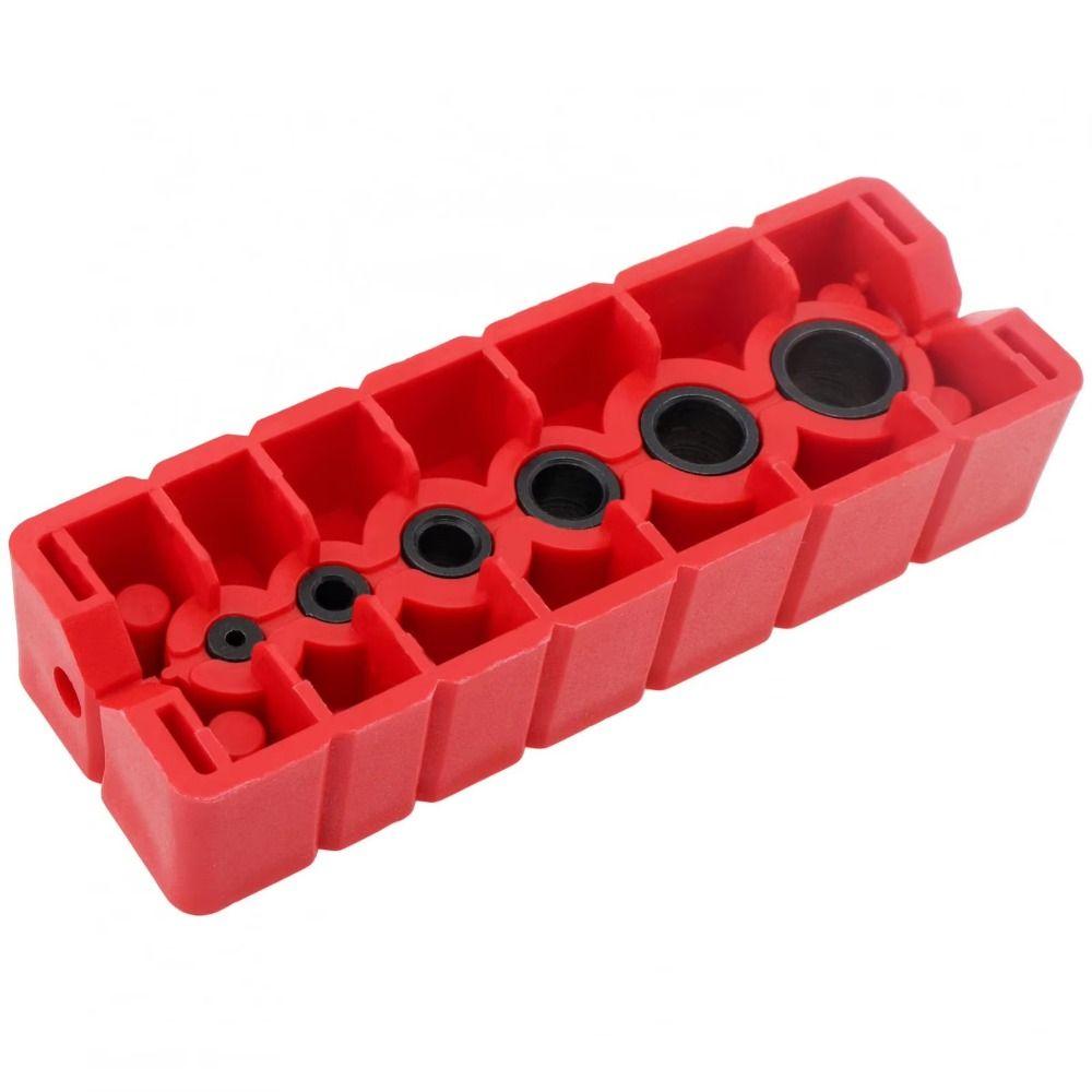 6-Hole Portable Drilling Guide Center Guide Woodworking Drilling  Furniture Manufacturing