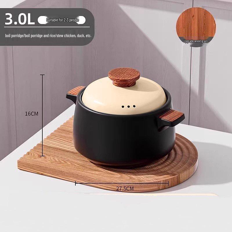 

ZISIZ Ceramic Clay Pot for Gas Stoves
