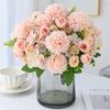 1pc Rose Chrysanthemum Silk Artificial Flowers For Wedding Home Vase Christmas Wreath Garden Party Diy Gift Decoration Hot Sales