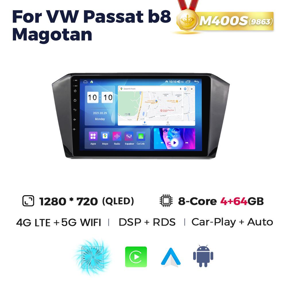 Navifly 2Din Android Carplay Multimedia Radio pentru mașină pentru Volkswagen VW Magotan Passat B8 2015-2025 DSP Navigație GPS Stereo