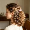 Hairpin Wide-Edge Arc Design Smooth Hair Styling Spring Hair Clip Lightweight Decorative Hair Accessory