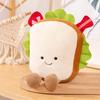 Vegetable Plush Mood Toy Sandwich French Fries Pizza Taco Stuffed Doll 2628cm