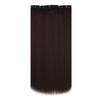 MISS WIG Synthetic 5 Clips In Hair Extensions Long Straight Natural Golden Brown Or Dark Clip In Hair Extensions For Women Daily Hair