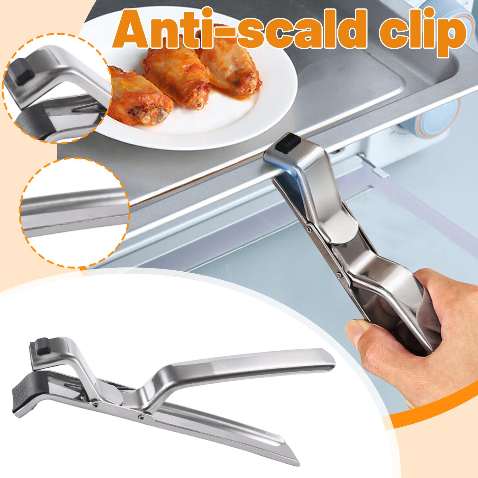 

Antis Scalding Bowl Holder, Kitchen Tray Holder, Heat Insulation Clamp Plate One Size