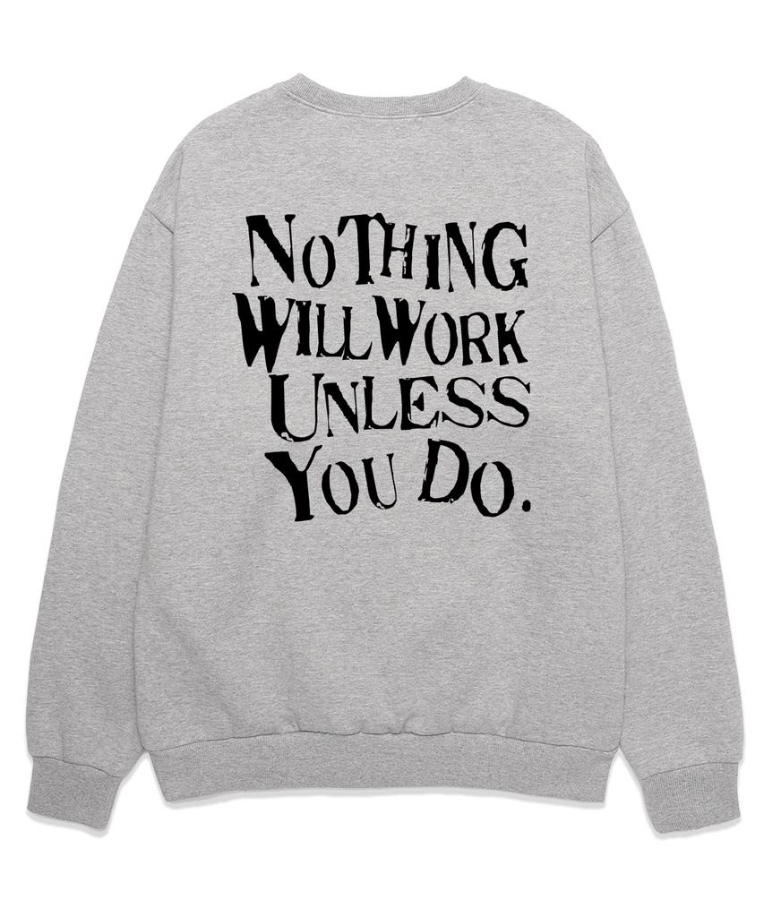 SHIRTER Unless Uo Do Sweatshirt (Sls021) Melange Gray (Type A)