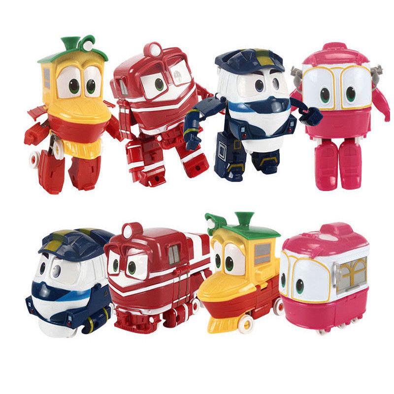 Trains Robot Rt Kay Transformer Transforming Train Figure Korean Animation Toy