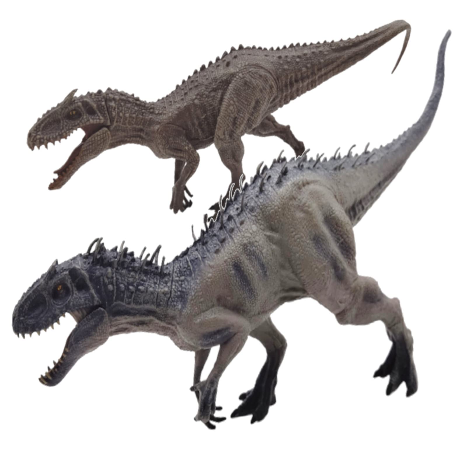 

UTST Фигурка динозавра Индоминус Рекс и динозавр Индоминус-ребенок Подарок для возраста Индоминус Набор для детей Рекс, Игрушка, 6+ (Серый + Индоминус) серый