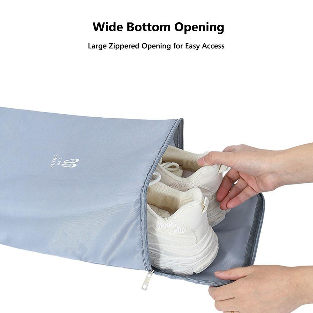 Waterproof Shoe Storage Bag Large Capacity Dustproof Organizer  for Travel Storage Solution
