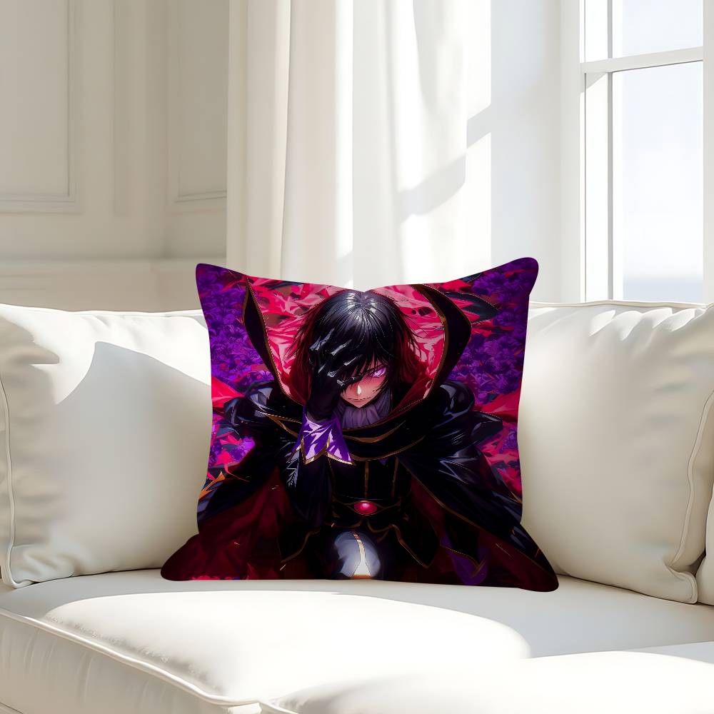 C-Code G-Geass Anime Maple Design Cushion Cover Happy Autumn Harvest Decor Holiday Decorati Pillow Cover
