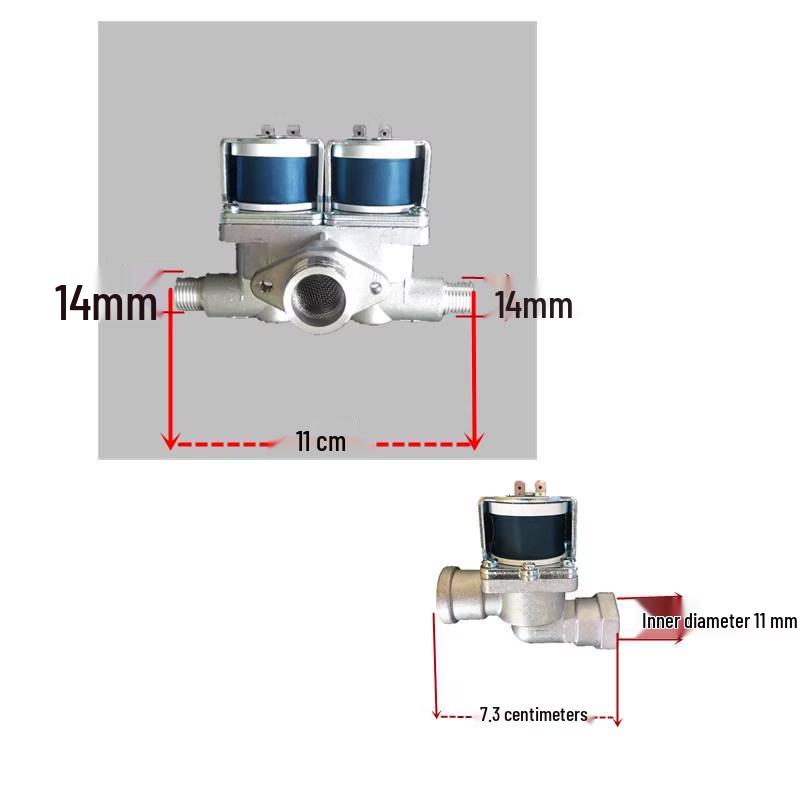 12V Commercial Sweet Potato Pie Roaster with Single/Double Solenoid Valve for Natural Gas Use 12V Single Solenoid Valve