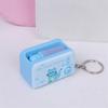 Interactive LED Keyring For Evening Key Finding And Finger Exercise Shatterproof Plastic Construction Keychain
