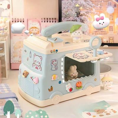 Creative Children's Car Savings Jar Children's Gift Fun Cartoon Car Large Capacity Change Jar Piggy Bank for Kids  Money Box