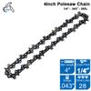 1/4 Chainsaw Chain 4Inch Mini Steel Chainsaw Chains Electric Chainsaws Accessory Chains Replacement Mini Electric Chainsaw