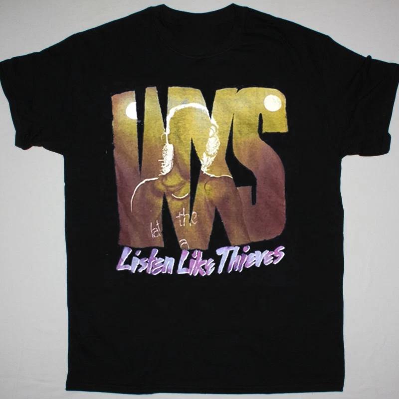 Collection INXS Band Cotton Gift For Fan Black New SpringSummer Arrivals Unisex and Women 3XL