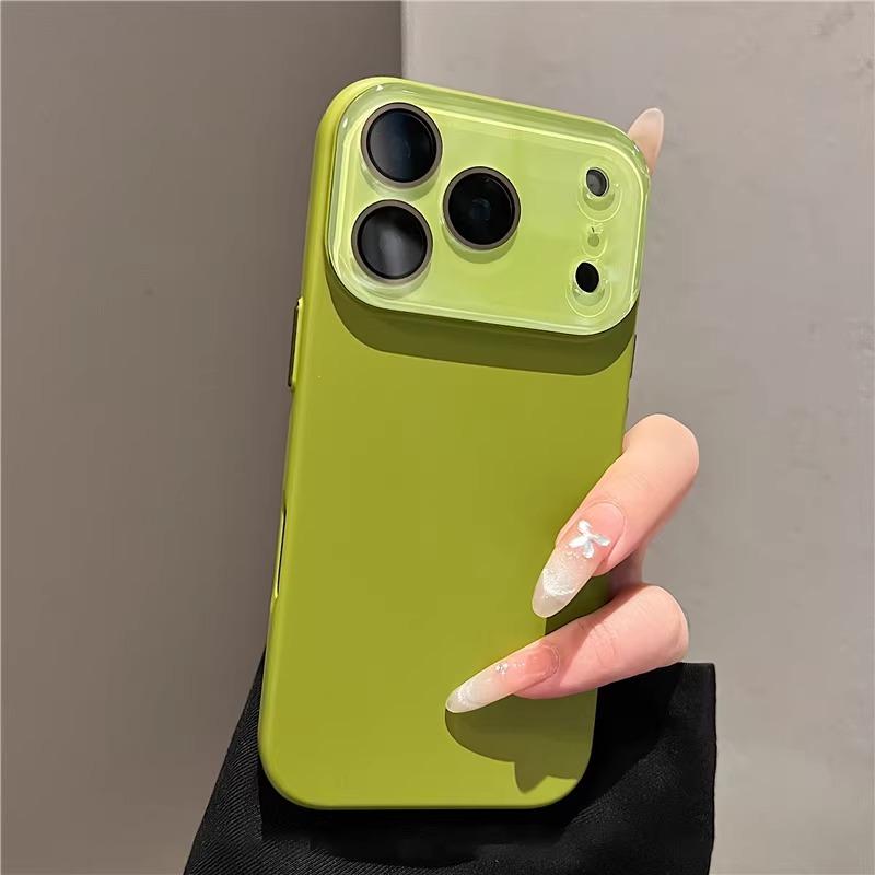 Coque de téléphone luxe en verre avec grande fenêtre pour iPhone 17 16 Pro Max Coques rigides pour iPhone 17 15 14 13 Pro Max Housse de protection pour appareil photo