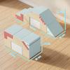 2-Piece Foam Building Blocks for Toddlers with Removable Covers, Indoor Climbing and Crawling Play Set, Blue