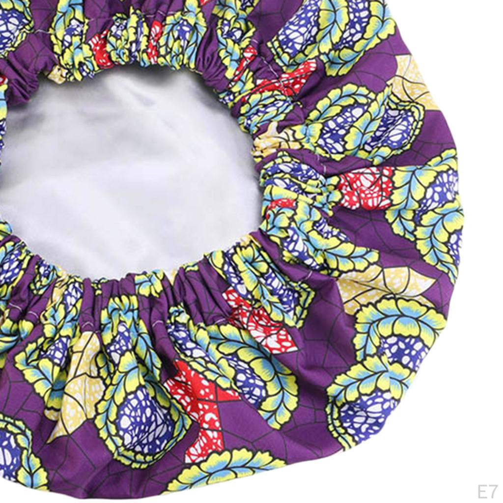 Night Sleep Cap Hair Bonnet Hat Head Cover Turban Elastic