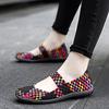 The New Large Size Ladies Woven Shoes Sports Casual Shoes 35-42