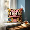 Cartoon MMulticolor Cat Cushion Cover Cushion Cover Set Pcs X X X Pillowcase Decorative Sofa Home Decor