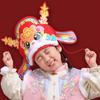 Hand Assembly Chinese New Year Hat Chinese Style Zodiac Snake Head Hat  Spring Festival