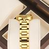 Vintage Leichter Luxus Damen Armbanduhr Runde Damen Armbanduhr Uhr Vintage Gold Einfach