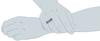 LA PUREZZA Ag925 Silver Cross Watermark Pairing Rhodium Japanese Size 13 [La Prezza] Men's [Black Coating] LA3194-AB