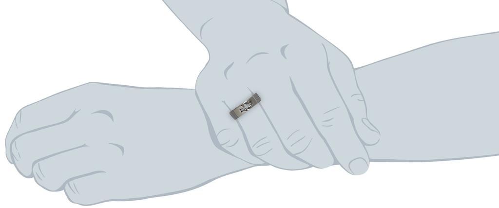 LA PUREZZA Ag925 Silver Cross Watermark Pairing Rhodium Japanese Size 13 [La Prezza] Men's [Black Coating] LA3194-AB