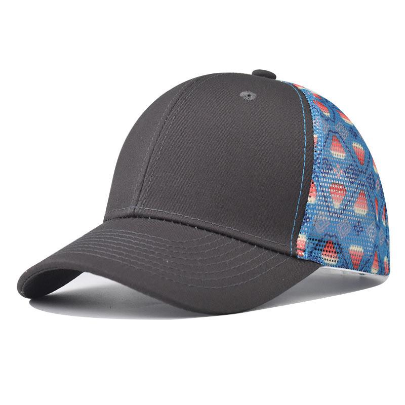 Pattern Geometric Cotton Baseball Cap Curved Outdoor Activities Travel Supplies