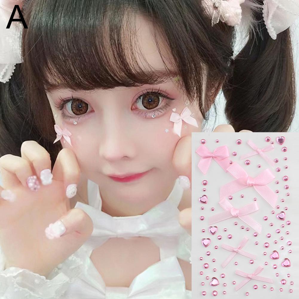 Christmas Makeup Face Stickers Christmas Makeup Face Snow Butterfly Paste Temporary Face Face P M3Z2
