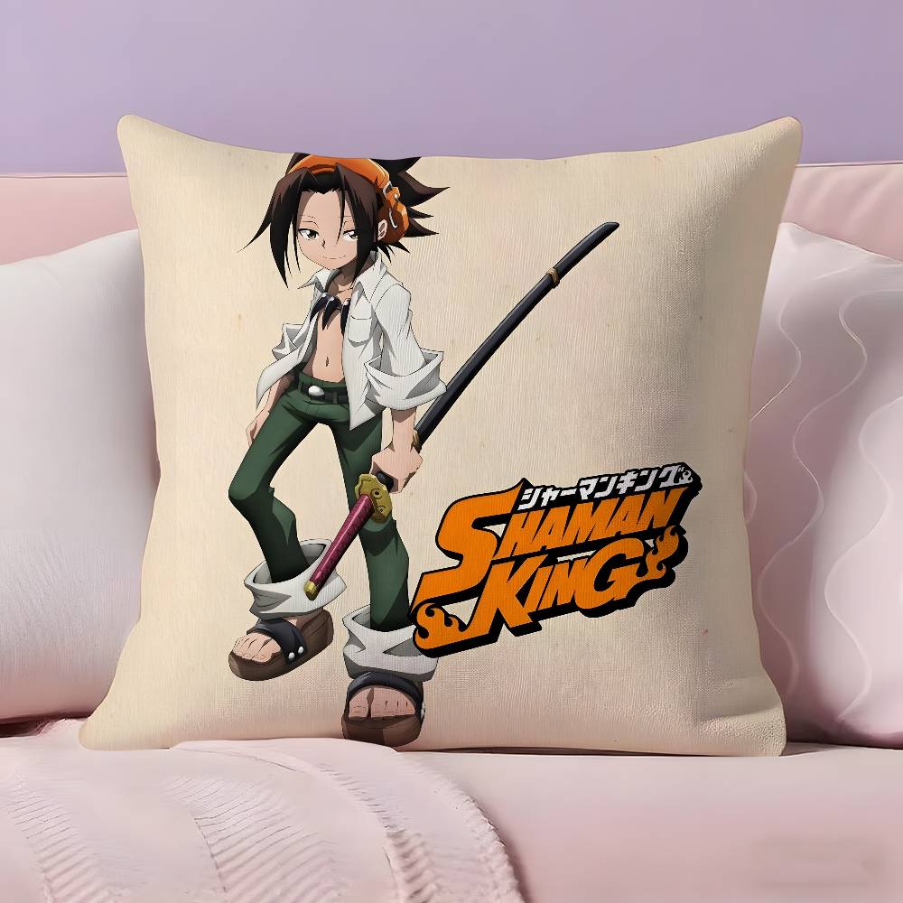 Anime Shaman King Pillow Case Pillowcase Ultra Soft Skin Friendly Fabric Cloud Like Comfort & Concealed Zipper