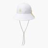 MunSingwear Women S Unbalanced Color Block Wide Bucket Hat White Mq122lcp22