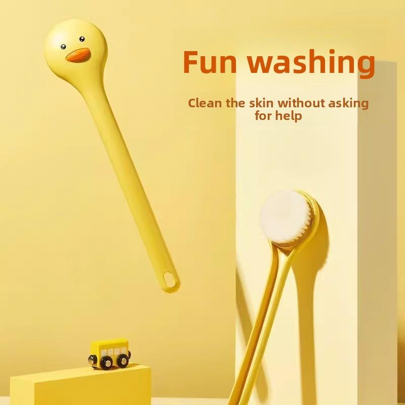 Niedliche Enten Weiche Badebürste mit Langem Griff für Erwachsene und Kinder