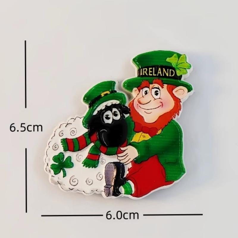 Irland Kühlschrankaufkleber Edinburgh Reise Souvenirs Kleeblatt Kühlschrankmagnete Heimdeko Hochzeitsgeschenke