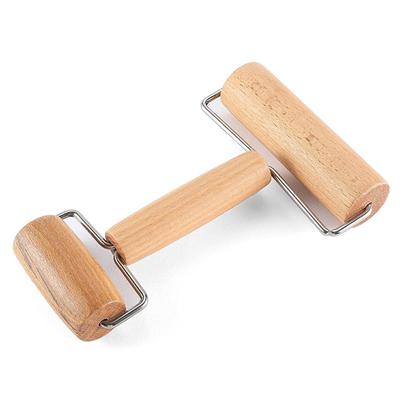 Wooden Rolling Pin Pizza Dough Roller Double Headed Wooden Rolling Pin