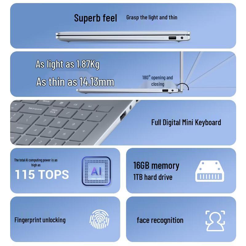 Dell 16 Plus 16-inch AI Laptop (CN version)