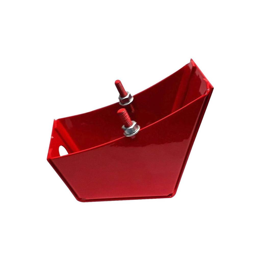 2X Červený blatník Boční světlo Držák Blatník Střední díl Vhodné pro traktory Massey Ferguson Case IHC Nuffield