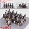 Medieval Dwarf Wild Boar Chariot Army Figures Set Mini Lord Building Blocks Bricks Toy