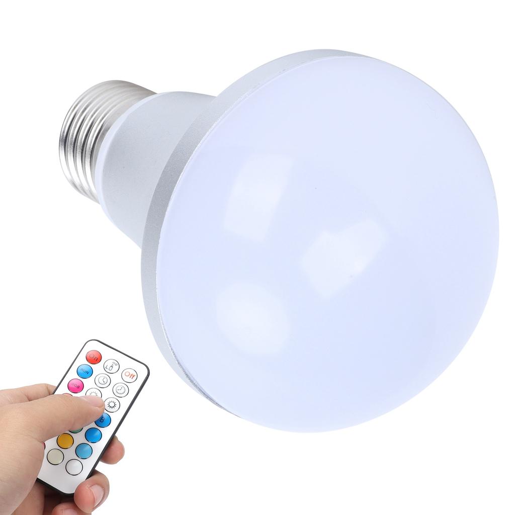 E27 16 Color RGB Bulb Colorful RGBW Bulb with Remote Control for Home Lighting 85‑265V