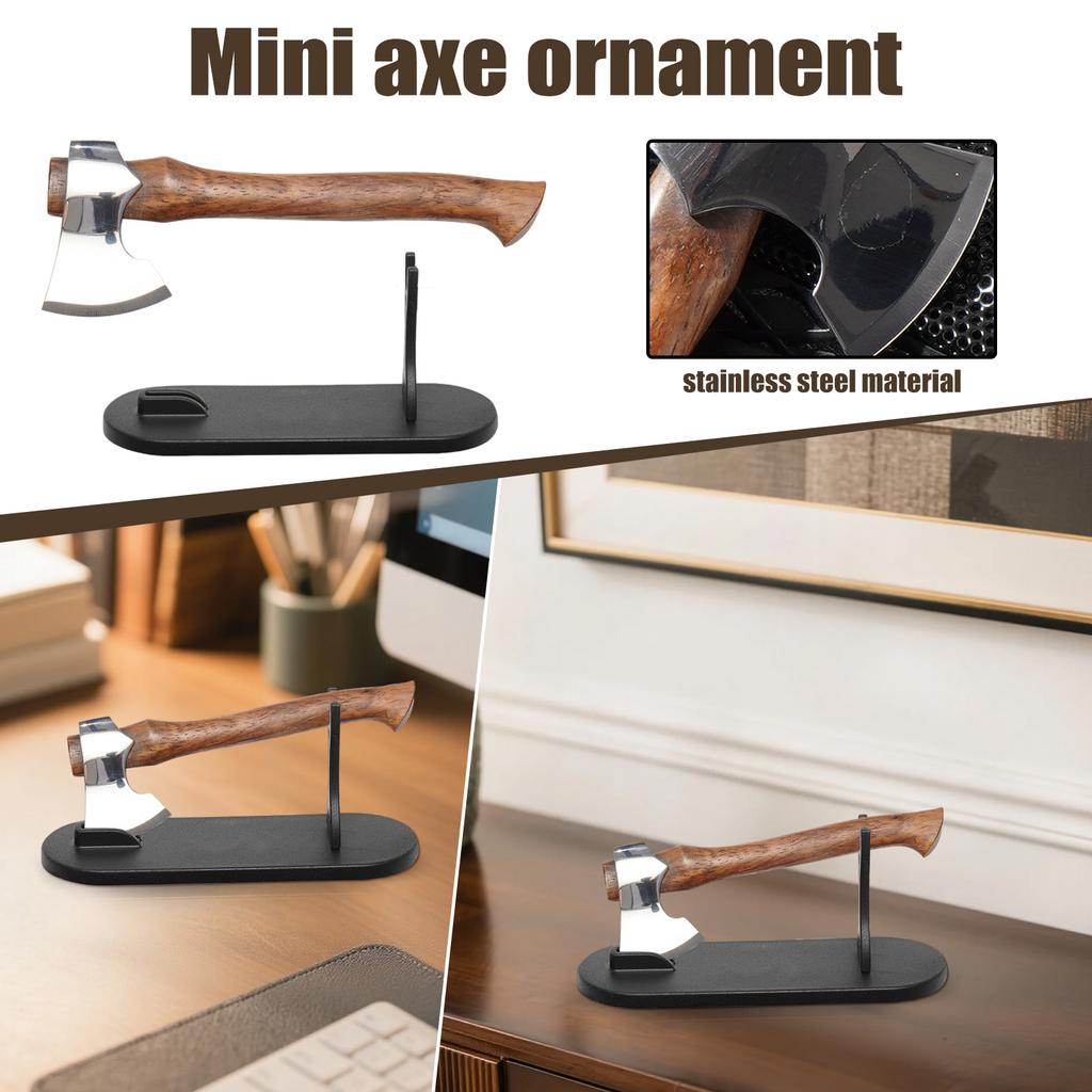 Ultra Sharp Stainless Steel Knife, Axe Ornament, Multi-functional Tool, Knife For Home, Outdoor, Handmade, Craft