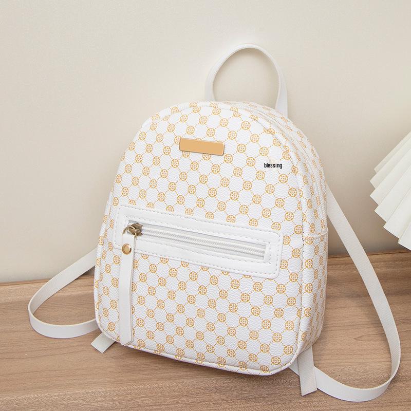 2024 Trendy Women's Backpack: Polka Dot & Sequin Design