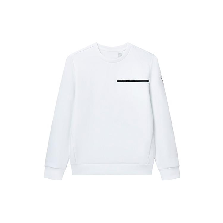New FILA Athletics Sweatshirts Men's Jade White A11M141212F-WT