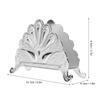 Napkin Holder Classical Metal Peacock Embossed European   Table Tissue Holder Tabletop Freestanding Tissue Dispenser