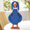 Creative 5 Inch Goose Outfits Red Hoodies Soft Solid Color Mini Porch Goose Hoodies Tabletop Goose Costume for Decoration
