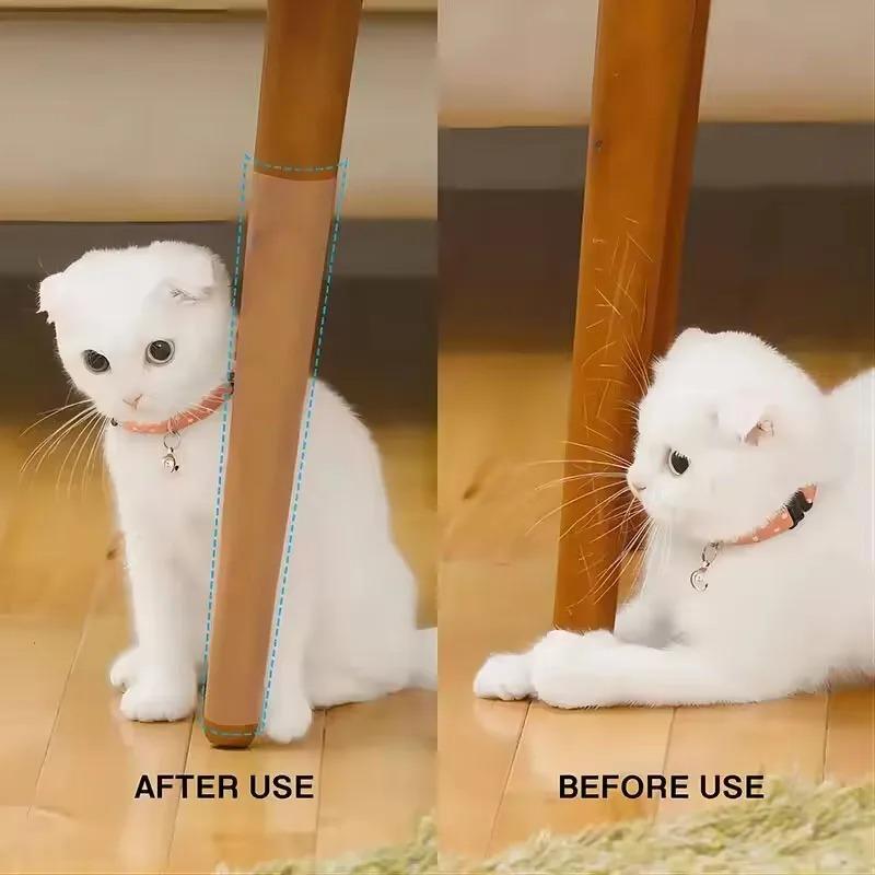 1pc Transparent Anti-cat Scratching Stickers Self-adhesive Anti-cat Scratch Scratch Guard Mat Durable PVC Sofa Protection Sticke