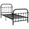 Struttura Letto Metallo Nero 90*200 cm