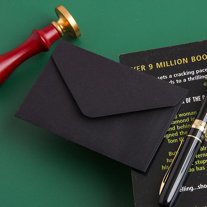 10Pcs Kraft Paper Mini Small Envelope Retro Literary Japanese Ins Simple Love Letter Handwritten Premium Letterhead