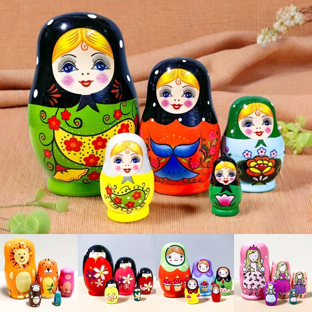 Russian Nesting Doll Wooden-Christmas,birthdays,resurrection other holidays children's toys- friends, family holiday gifts - home, offices,ornaments