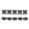 5Pcs 2/4 Hole Rca Female Stereo Audio Jack Av Audio Input Socket Connector