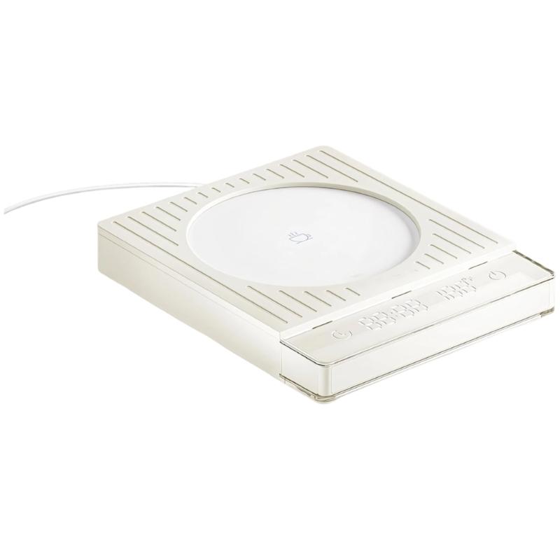 Beverage Warmer Fast Heating Plate Cup Pad Warm Mat Heating Coasters Plate Pad for Cocoa Tea Water Milk Enduring белый