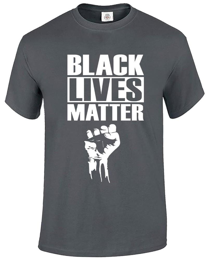 BLACK LIVES MATTER HAND TSHIRT ANTI RACISM Riot Protest Justice Unisexs Ladies Top 2XL